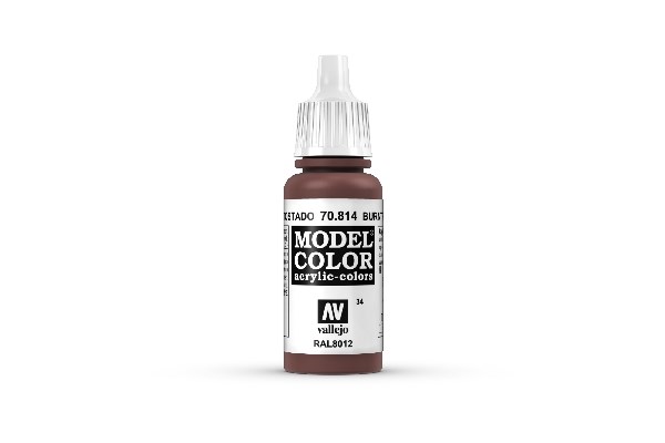 Vallejo Model Color Maling: Brændt Rød 17ml - Udsalg!