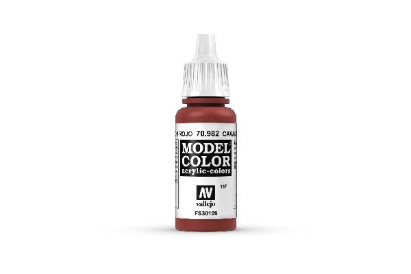Vallejo Model Color Maling: Cavalry Brown 17ml - Tilbud!