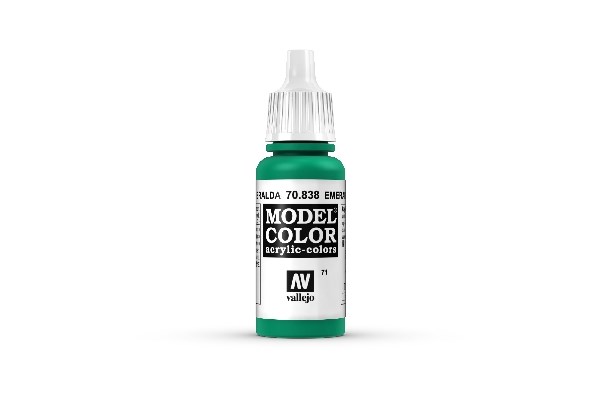 Vallejo Model Color Maling: Emerald 17ml - Akryl Farve