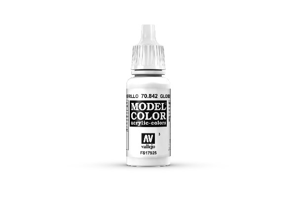 Vallejo Model Color Maling: Glans Hvid 17ml - Udsalg!