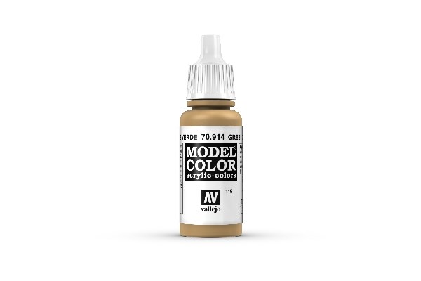 Vallejo Model Color Maling: Grøn Ocre 17ml - Tilbud!