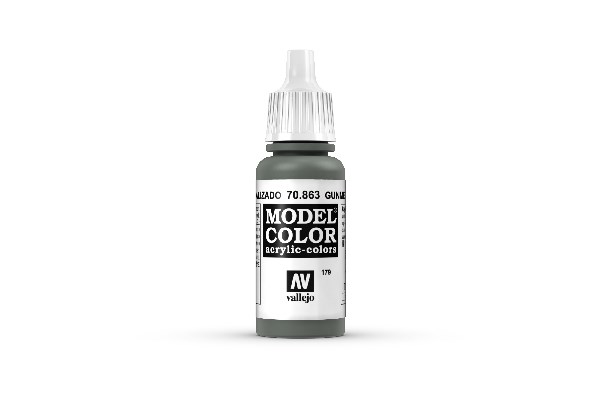 Vallejo Model Color Maling: Gunmetal Grey 17ml - Tilbud!