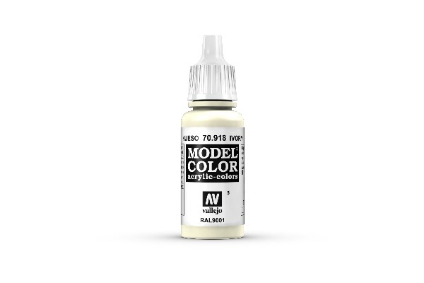 Vallejo Model Color Maling: Elfenben 17ml - Fantastisk Tilbud!