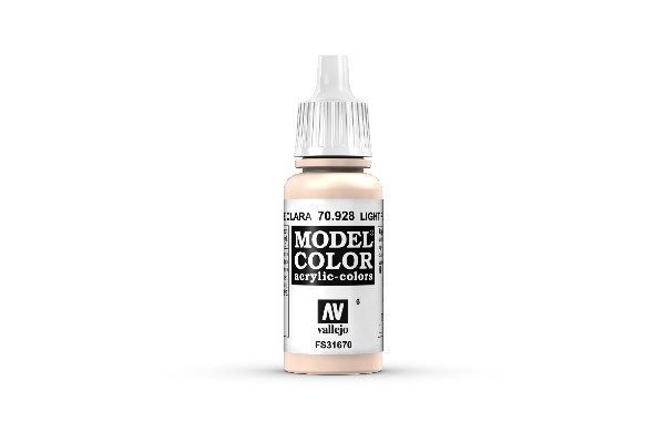 Vallejo Model Color Maling: Lys Hud 17ml - Udsalg!