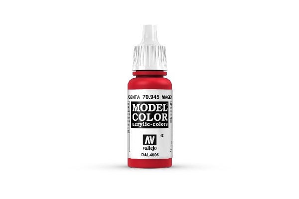 Vallejo Model Color Maling: Magenta 17ml - Akrylfarve