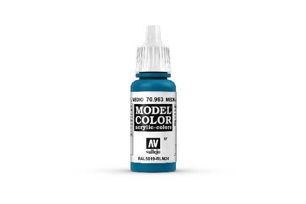 Vallejo Model Color Maling: Medium Blue 17ml - Fantastisk kvalitet!