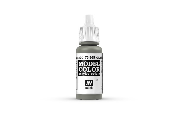 Vallejo Model Color: Oily Steel 17ml - Fantastisk tilbud!