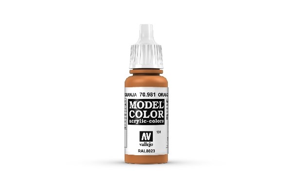 Vallejo Model Color Maling: Orange Brown 17ml - Udsalg!