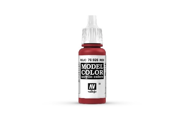 Vallejo Model Color Maling: Rød 17ml - Fantastisk Tilbud!