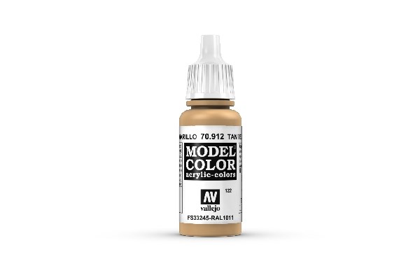 Vallejo Model Color Maling: Tan Yellow 17ml - Udsalg!