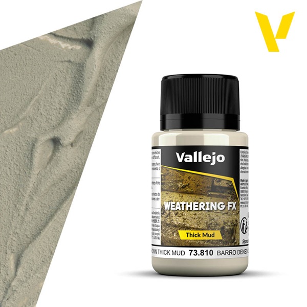 Vallejo Weathering Effects: Light Brown Mud 40 Ml