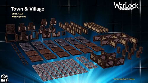 Warlock Tiles: Town Village