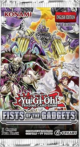 Yu-Gi-Oh Booster Pakke: Fist Of The Gadgets Tilbud!