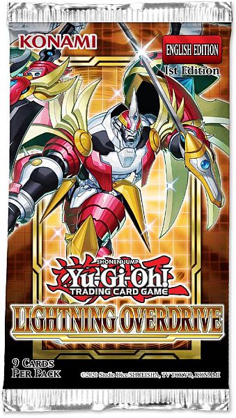 Yu-Gi-Oh Booster Pakke Lightning Overdrive - Fantastisk Tilbud!