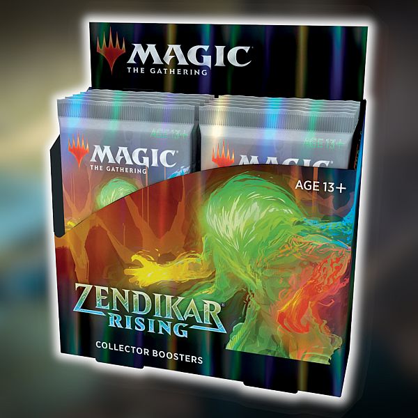 Zendikar Rising Collector Booster Box Display 12 Collector Boosters Box Toppers Magic The Gathering