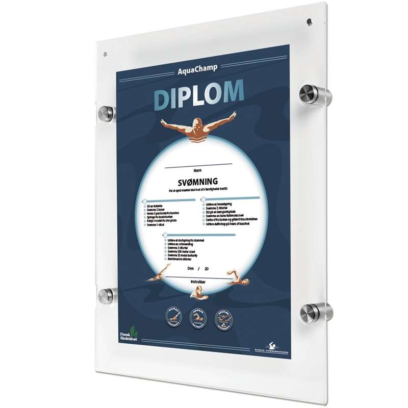 Elegant A2 Akryl Vægramme til Plakater - Hurtig Udskiftning