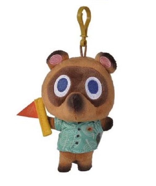 Animal Crossing Tommy Nook Plysdyr Nøglering 15 cm