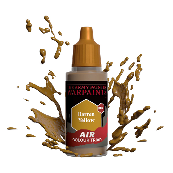 Army Painter Warpaints: Air Akrylfarver - Barren Yellow