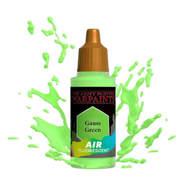 Army Painter Warpaints: Air Fluorescerende Gauss Grøn
