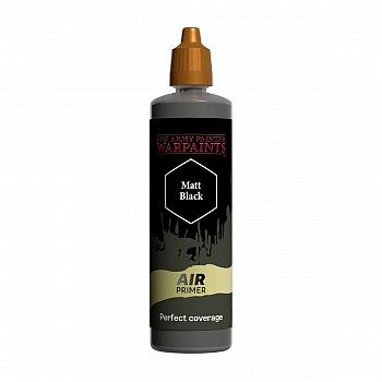 Army Painter Warpaints: Air Primer Matt Black 100ml - Tilbud!