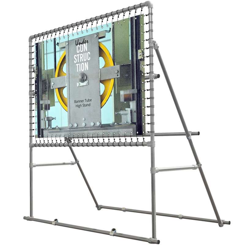 Banner Tube Høj Stativ – Fritstående Aluminium til Events