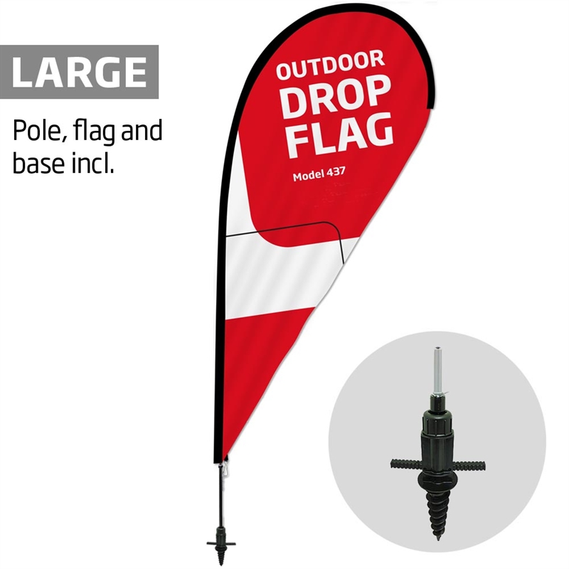 Stort Strandflag til Udendørs Events – Få Opmærksomhed!
