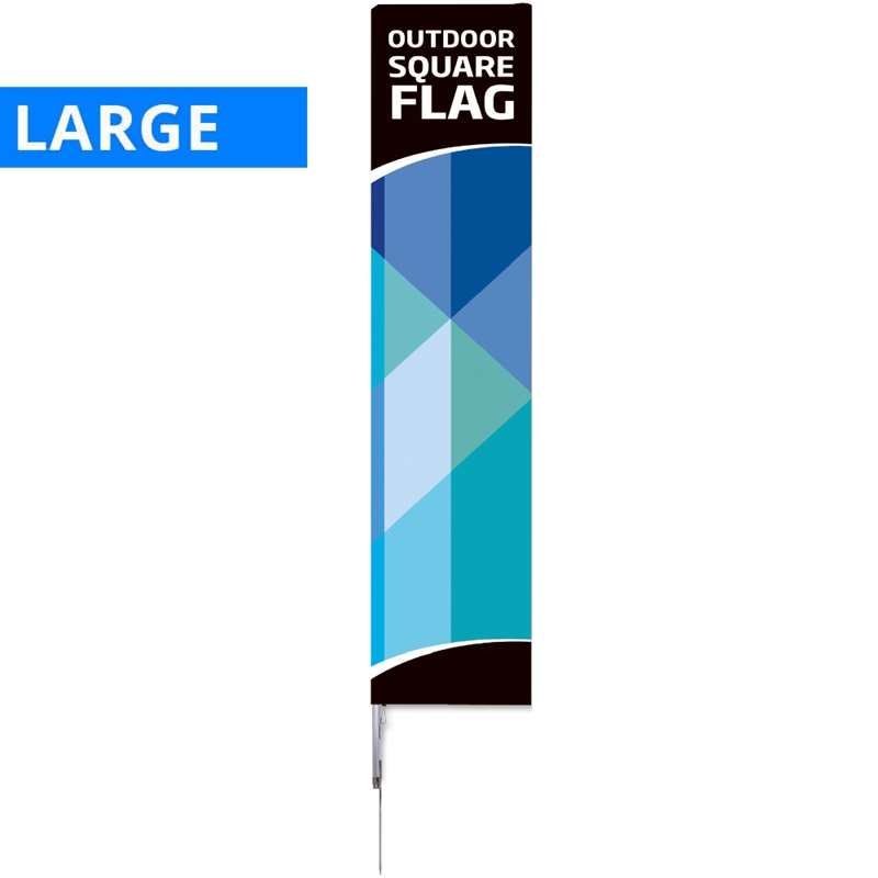 Strandflag til Udendørs Annoncering – Stort og Stabilt Flag