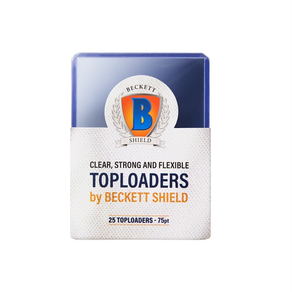 Beckett Shield Toploader Kortlomme - 25 Stk Plastbeskyttelse