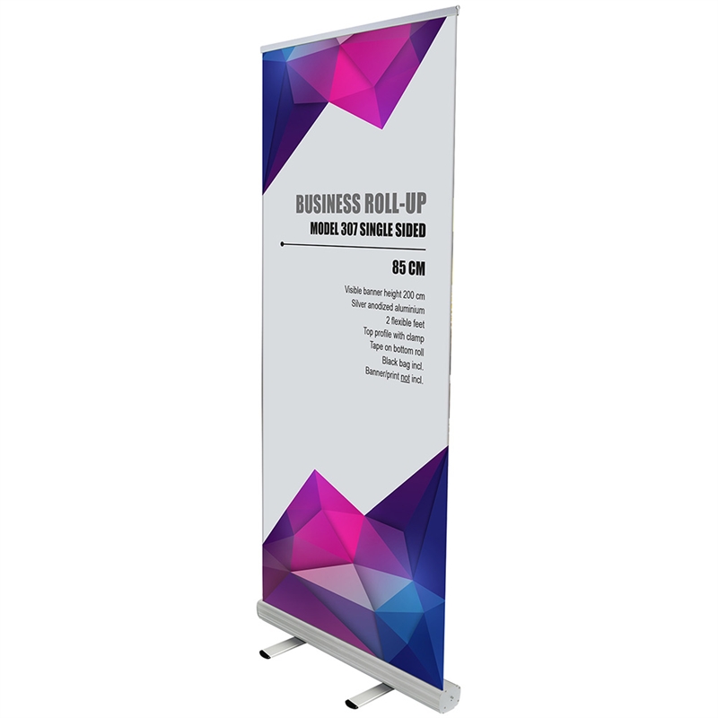 Business Roll-up 85 cm med Print og Taske – Perfekt til Events