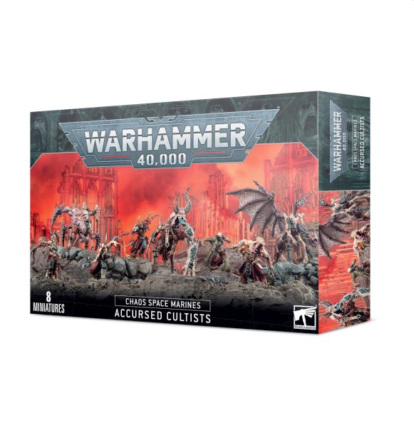 Chaos Space Marines - Forbandede Kultister Modellkit