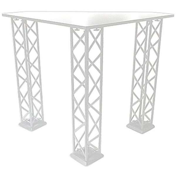 Crown Truss Messebord - Hvid Triangle til Events
