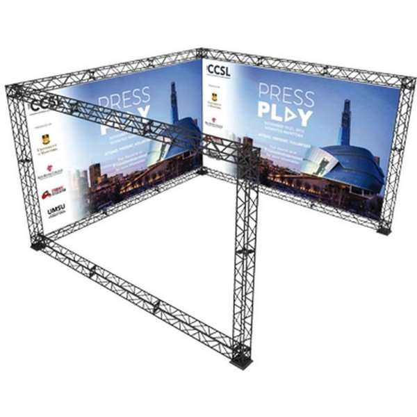 Crown Truss 15 U-form – Sort til Messeudstyr på Tilbud!