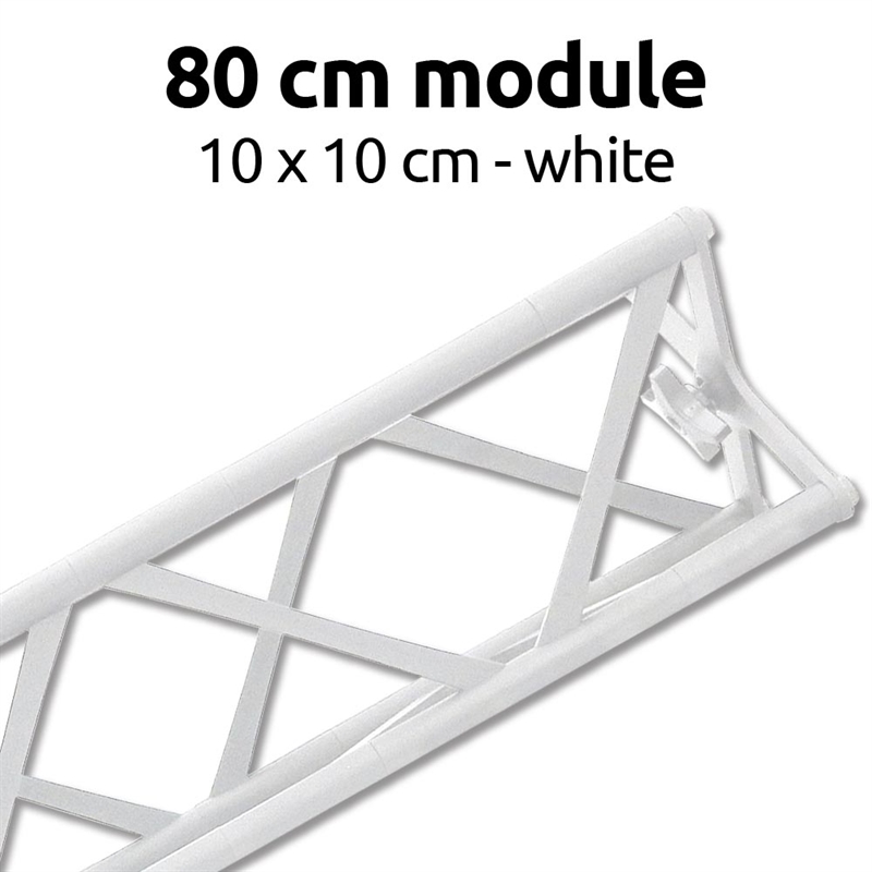 Crown Truss 10 Modul Hvid 80 Cm - Byg Din Messestand Hurtigt
