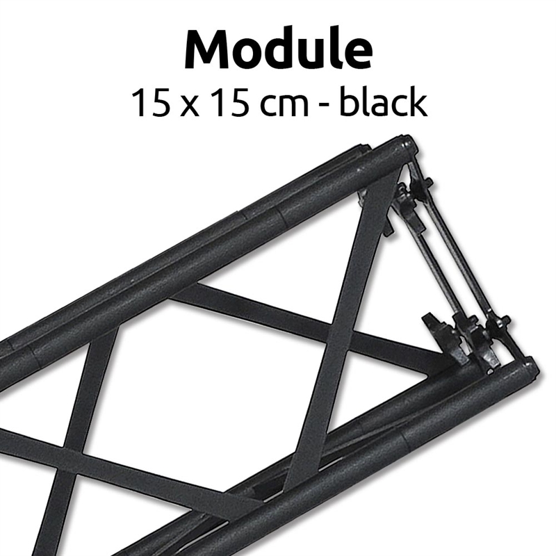 Crown Truss 15 Modul – Sort Messestand System til Events