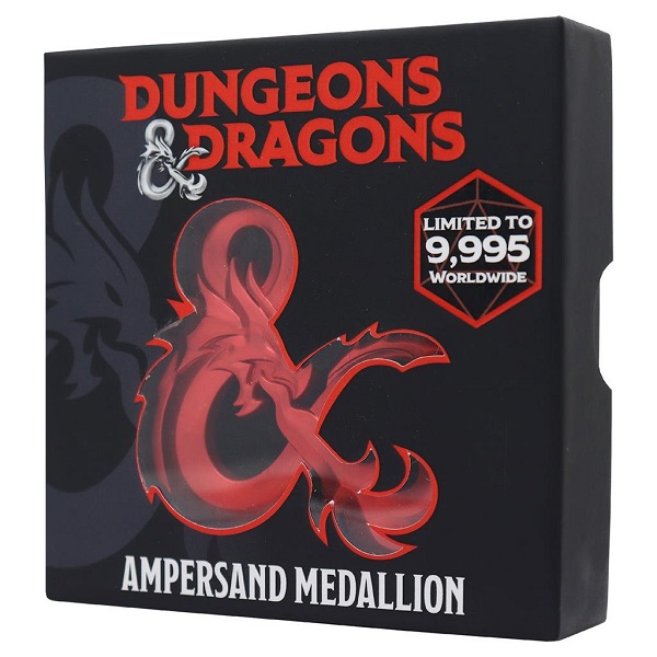 Dungeons & Dragons Ampersand Medaillon Rød - Limited Edition