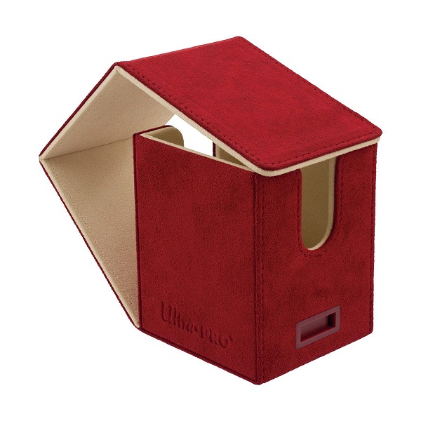 Deluxe Alcove Flip Deck Box: Vivid Red - Ultra Pro
