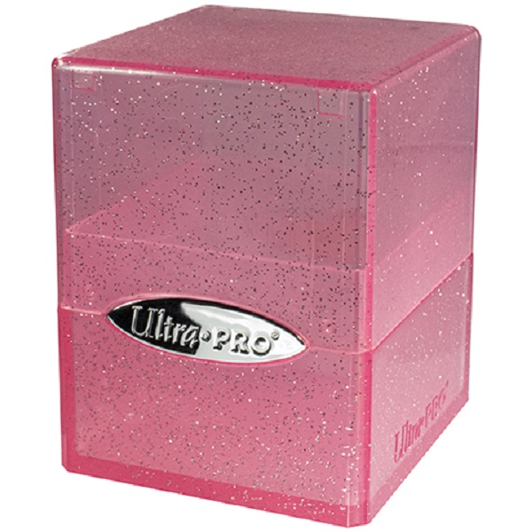 Deck Box - Satin Cube: Glitter Pink - Ultra Pro