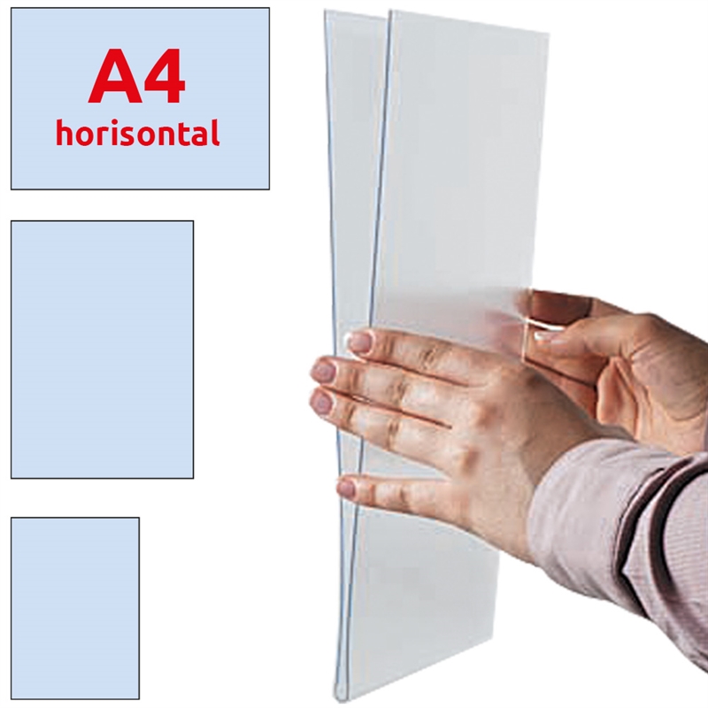 Design Stand A4 Horisontal Akrylholder til Infodisplay