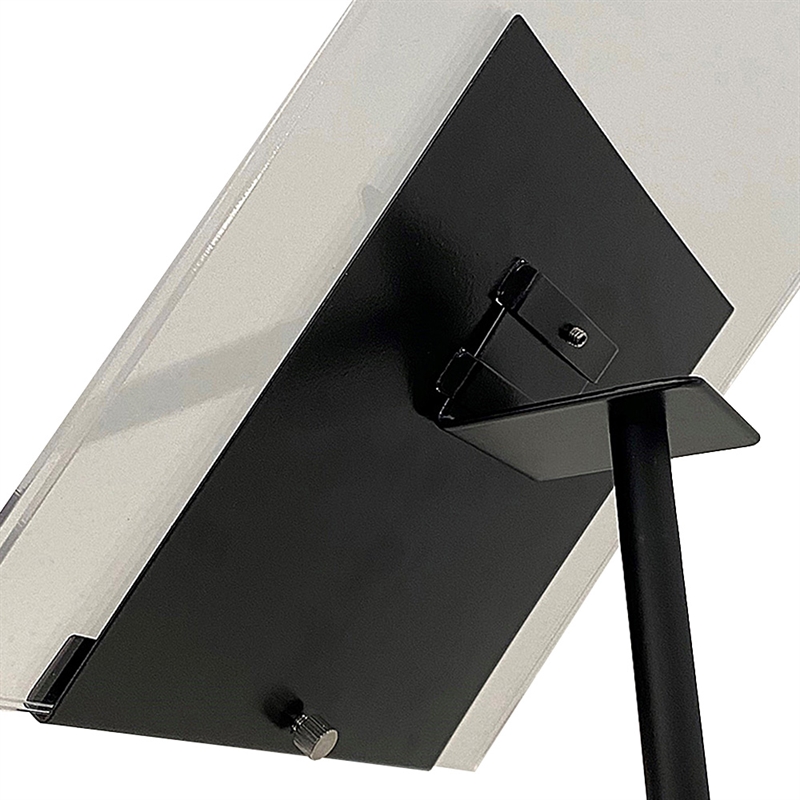 Design Stand Vinklet Klipholder 15 Cm - Sort Udstillingstilbud