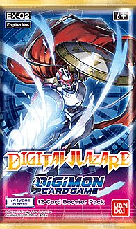 Digimon Card Game Ex02: Digital Hazard Tamers 20th Anniversary Booster Pack