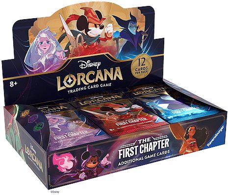 Disney Lorcana Tcg: First Chapter Booster Display Box Med Pakker