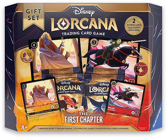 Disney Lorcana Tcg: First Chapter Gift Set Booster Packs
