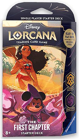 Disney Lorcana TCG: Starter Deck - Amber Amethyst Moana & Mickey