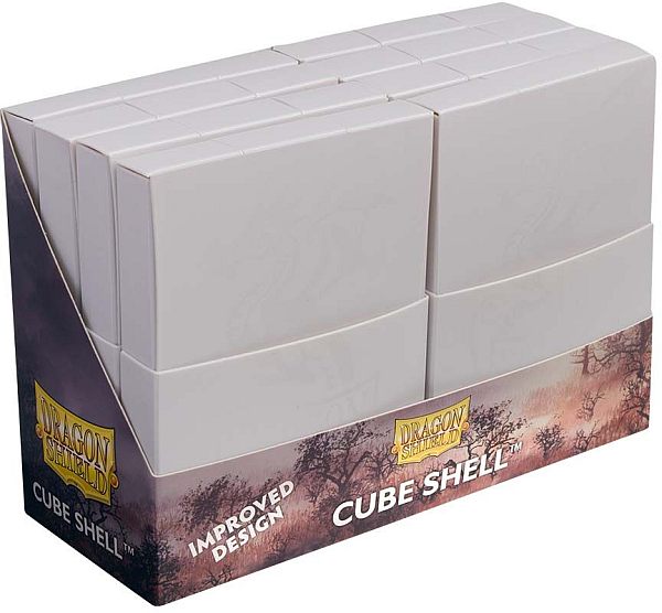 Dragon Shield Cube Shell Deck Box Ashen White Plads Til 8x20 Kort Lommer Dragonshield At-30535