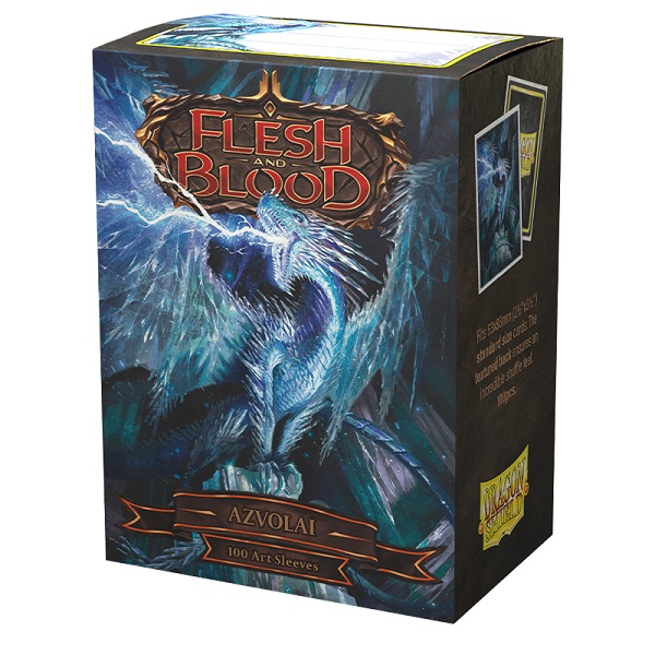 Dragon Shield Deck Protectors Matte Art Sleeves: Flesh And Blood: Azvolai 100 Lommer Dragonshield Sleeves At-16057
