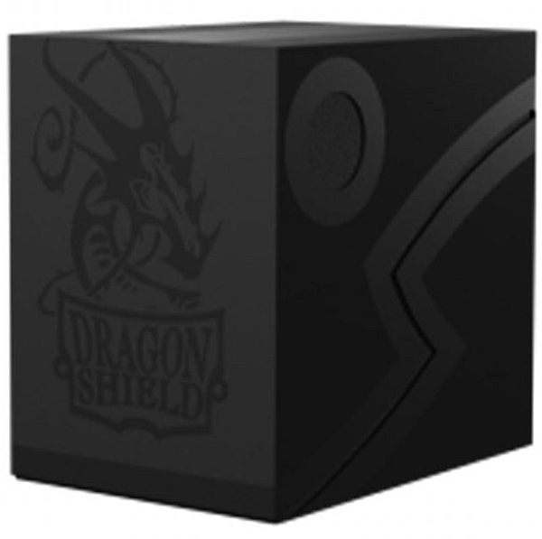 Dragon Shield Double Shell Deck Box - Shadow Black 150 Kort