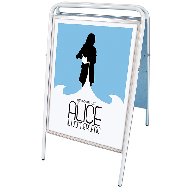 Expo Sign Gadeskilt A0 85x120 cm – Hvid Tilbud!