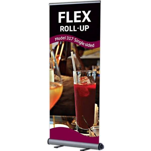 Flex Roll-up Banner 100cm – Ideel til Messestande og Events