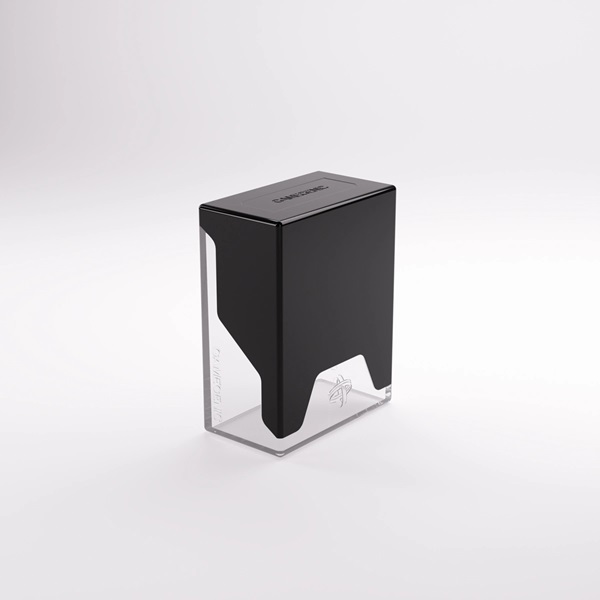 Gamegenic Deck Box: Bastion 50 - Sort Transparent Tilbud