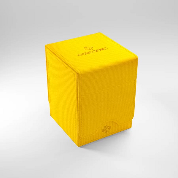 Gamegenic Deck Box: Squire 100 - Gul til kortsamling